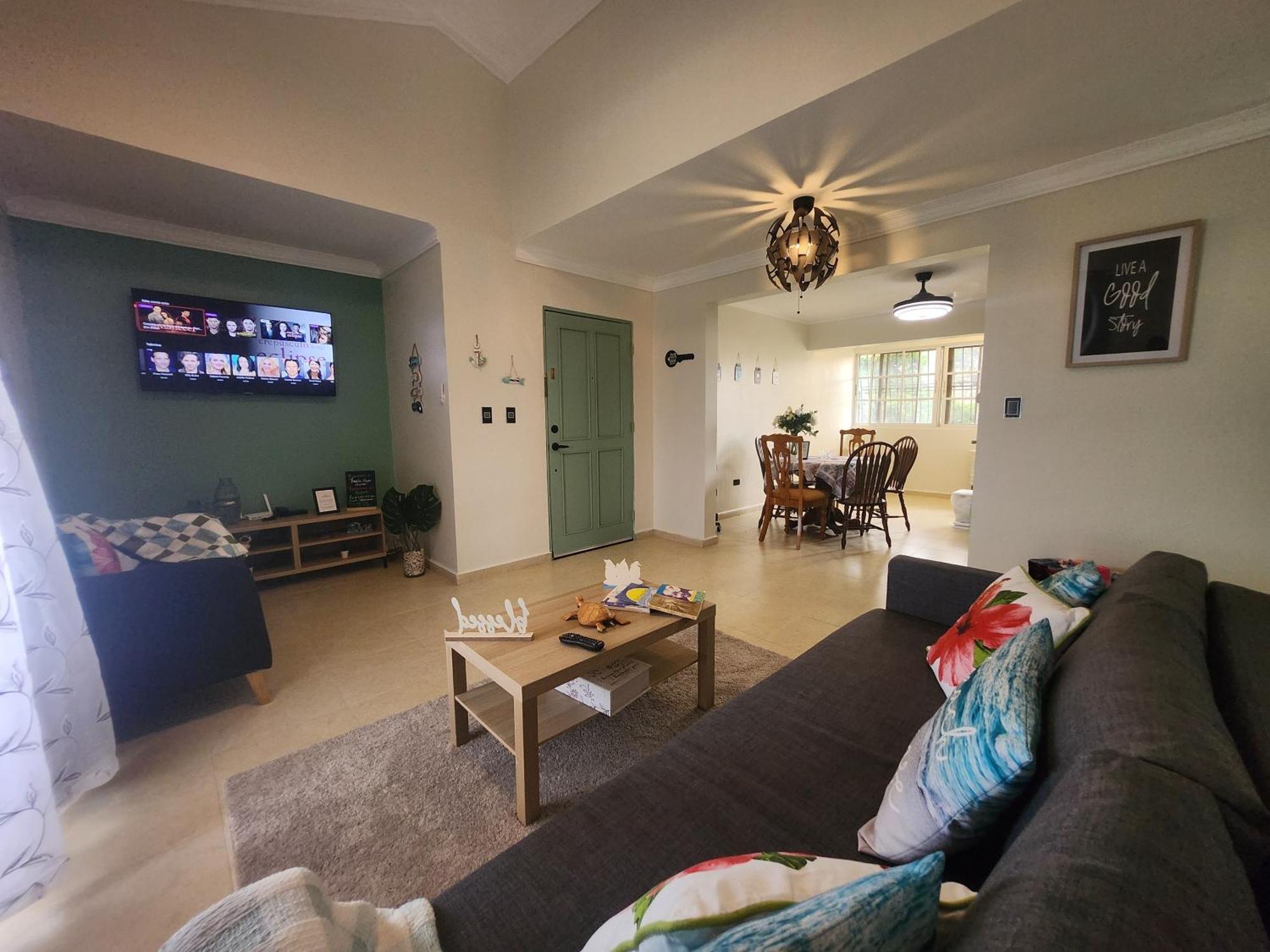 Casita Linda Larimar - 2Br Apartment With Rooftop, Bay Views, Fast Wifi, Near Beach In Barahona 外观 照片